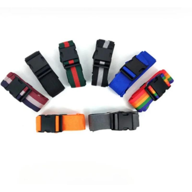 Rainbow Baggage Packing Belt Luggage Buckle Strap Cross Belt Packing Adjustable Travel Accessories Suitcase Buckle Strap