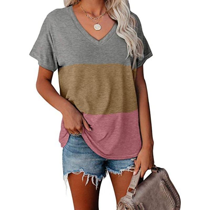 Summer 3D Loose Short Sleeved T-shirt, Women's Graffiti Printed Casual Versatile Top T-shirt