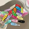 10pcs/set Solid Color 3cm Baby BB Clip Shiny And Fashionable Cute Small Hair Clip Side Hair Breaking Bang Clip