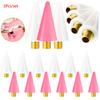 5 st Nail Dotting Wax Pen Utbytbar Spets Pärlor Strass Ädelstenar Plockare Dotting Penna Manikyrtillbehör Självhäftande Nail Art-verktyg