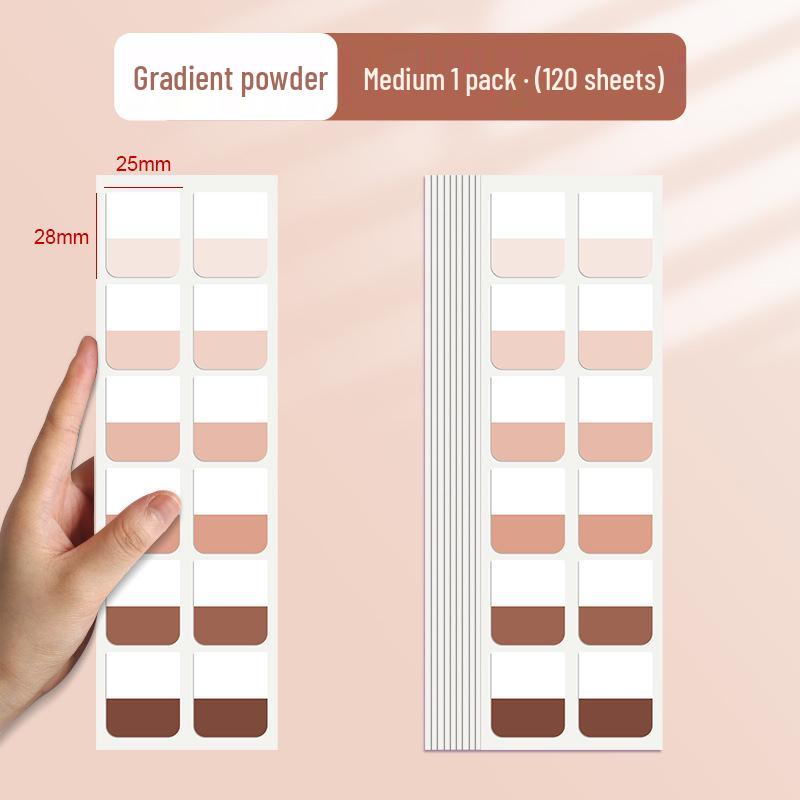 Morandi Writable Label Stickers: Post-it Notes Memo Pads