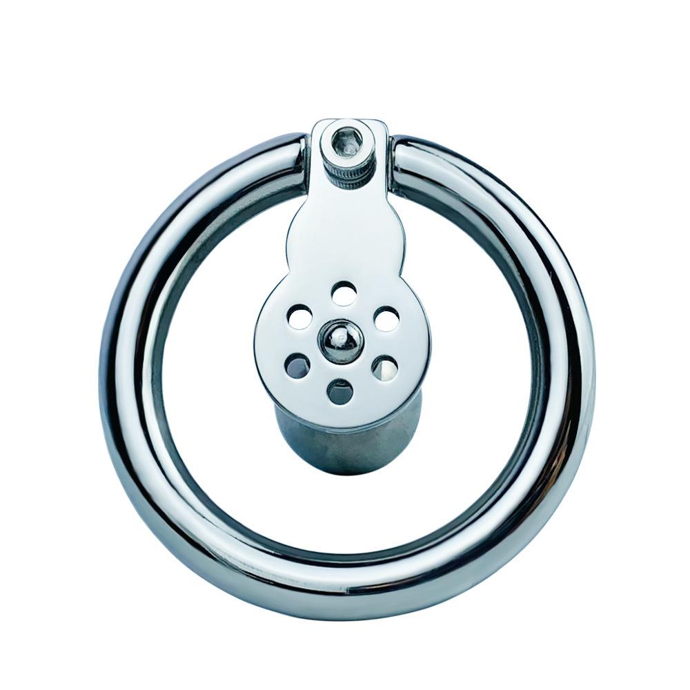 Men's Penis Lock Short Chastity Lock Metal CB Lock Penis Cage Sex Toys Cock Rings Ball Stretcher Stainless Steel BDSM Sissy