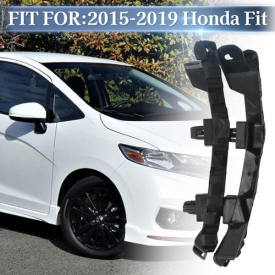 Front Bumper Brackets Retainer Side Support For 2015- Honda Fit 2Pcs