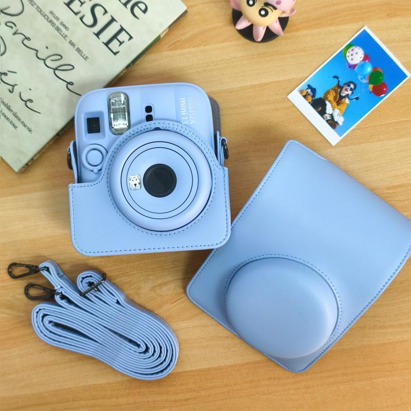 Instax Mini 13 Camera Case PU Leather Protective Bag With Photo Album Fujifilm Instant - Pastel Colors