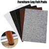 Anti Slip Furniture Leg Felt Pads Self Adhesive Furniture Felt Sheets  Hardwood Floor Protector