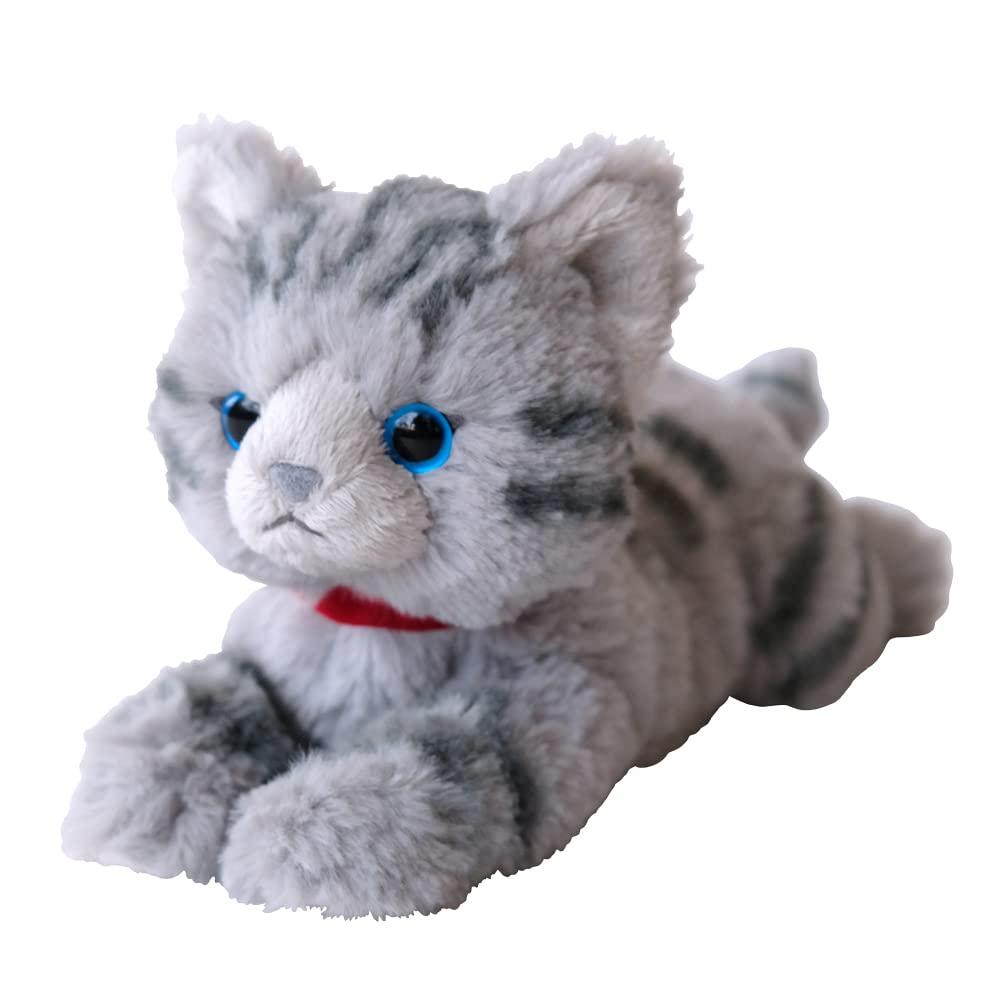 

Stuffed Cat Gray SS Size 11 x 29 x 12 cm Animal Realistic Cute Healing Body Pillow Interior Miscellaneous Goods Present