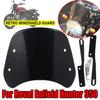 Para RoyalEnfield Royal Enfield Hunter 350 Accesorios para Motocicleta Parabrisas Retro Pantalla de Viento Pantalla de Viento Deflector Cubierta Protector