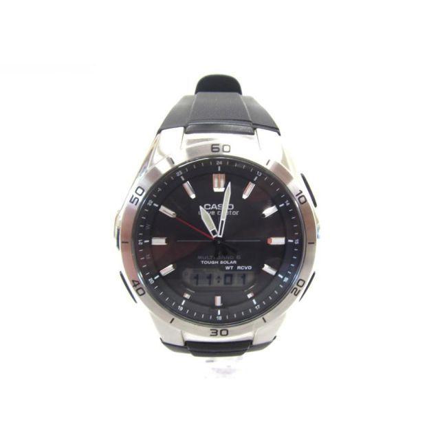 Used CASIO Casio WVA-M640-1A Watch Solar Battery Watch Wristwatch .UA12887