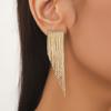 Portable Copper Tassels Earrings Comfortable All Day Wear Daily Fashion Jewelry