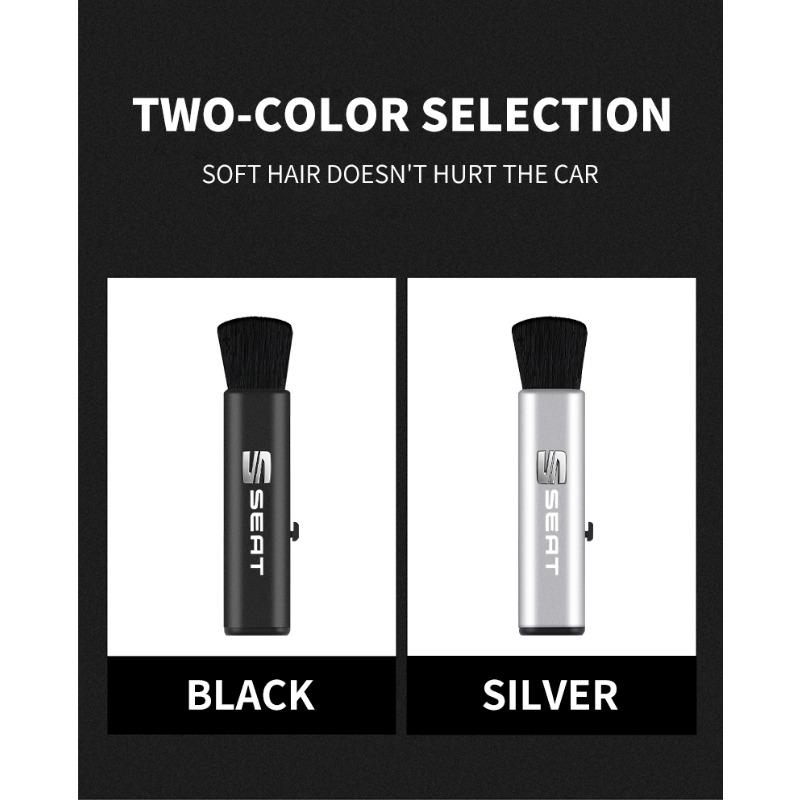 Car Detail Cleaning Retractable Soft Wool Brushes Car Goods for SEAT Cordoba Alhambra MK3 Leon 5F Ibiza 5 6 MII Altea Toledo 3