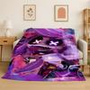 Droni Assassini a Cartoni Animati Uzi V Robot Coperta in Flanella Morbida Calda Plaid per Camera da Letto Soggiorno Letto Viaggio Campeggio Picnic