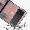 Handyhülle für Samsung Galaxy Z Flip 3 4 5 6 7 Faltbar Für Samsung Z Flip4 Flip5 PC Hartschale Claude Monet Garten Malerei Kunst