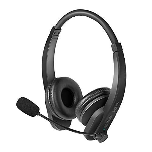 Casque stéréo Bluetooth - LOGILINK - BT0060 - Microphone réglable - Autonomie 18h - Confort sur-oreille