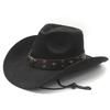 JYL TS DIY Western Cowboy Hat Men Summer Wide Brim Sunshade Beach Hat
