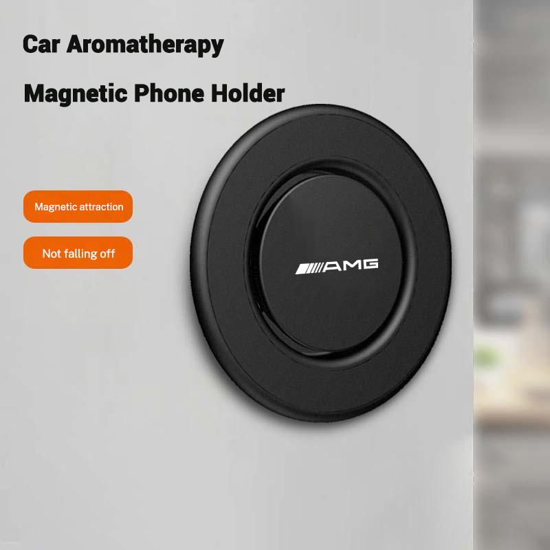 360 Degree Metal Magnetic Car Phone Holder Stand for Mercedes Benz AMG W211 W203 W204 W210 W124 W202 CLA W212 W220 W205 W201 BV4