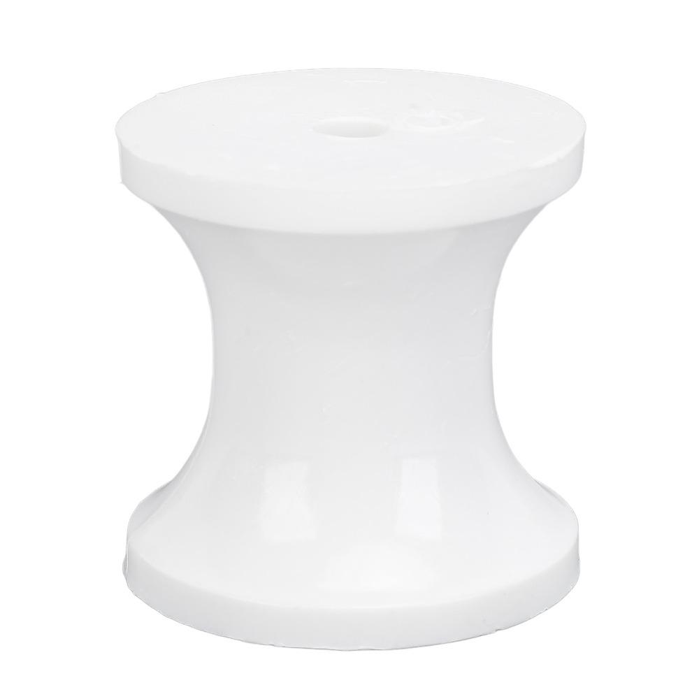 51mm Length Boat Trailer Roller White Nylon Roller Strong Load Bearing Bow Stop Roller Motorboats