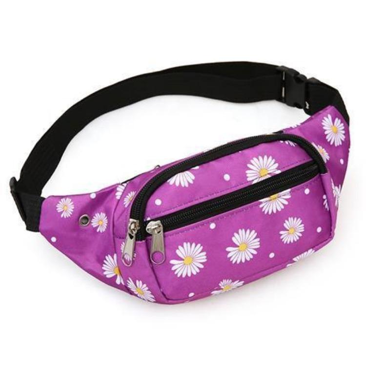 Crossbody Waist Bag for Women's Large Capacity Oxford Cloth Wear-resistant Multifunctional Casual Waist Bag