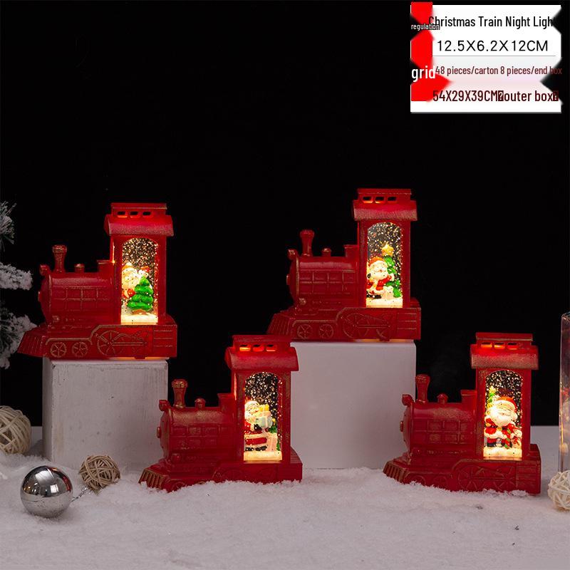 Christmas Crystal Ball Music Box Lantern Ornament