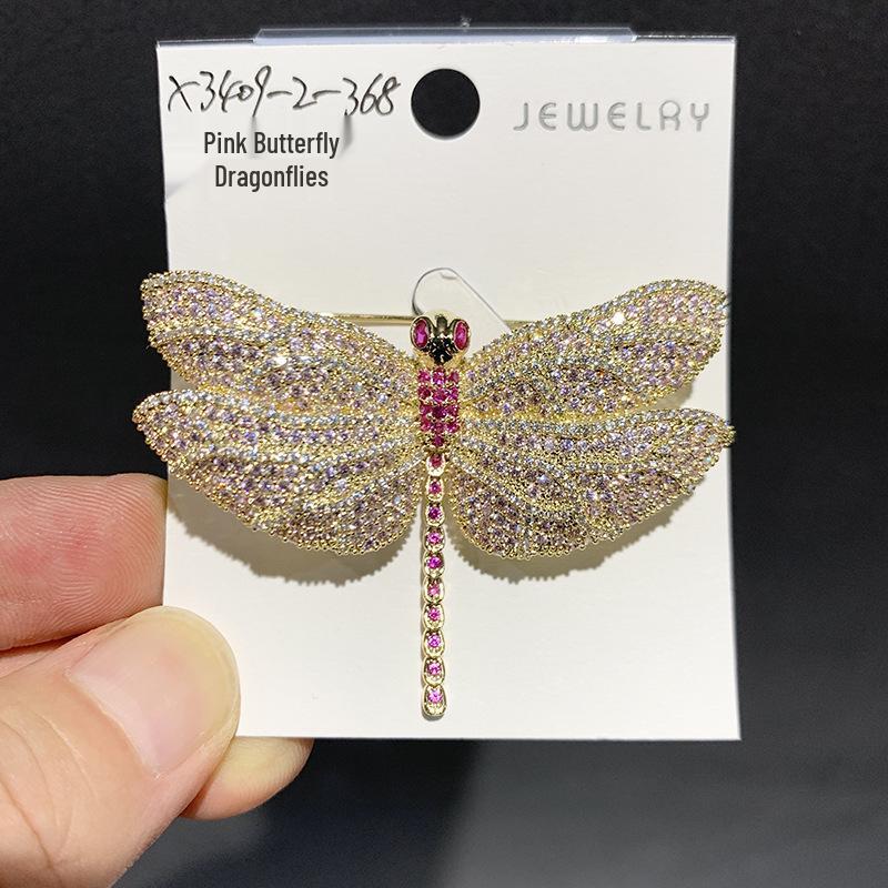 Bo Xin Yun Luxury Zirconia Dragonfly Brooch