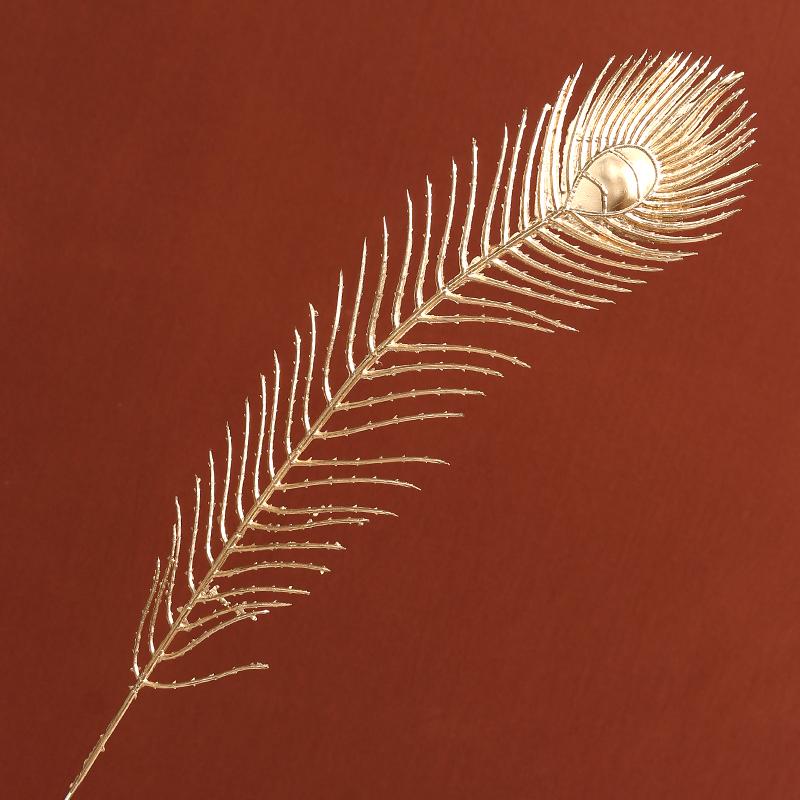 Golden Artificial Plants New Year 2025 Ornaments for Home Room Decor Navidad Christmas Decoration Fake Flowers Vase Accessories