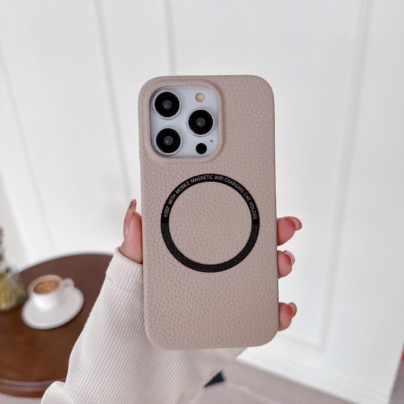 Wagsafe Magnetic Wireless Charging Solid Color Hard PC Phone Case For iPhone 16 Pro Max E 14 11 12 13 15 Pro Max Mini Back Cover