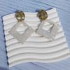 High-End Geometric Stud Earrings for Women - Spring/Summer Collection