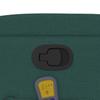 Massage Recliner with Rising Function Dark Green Fabric