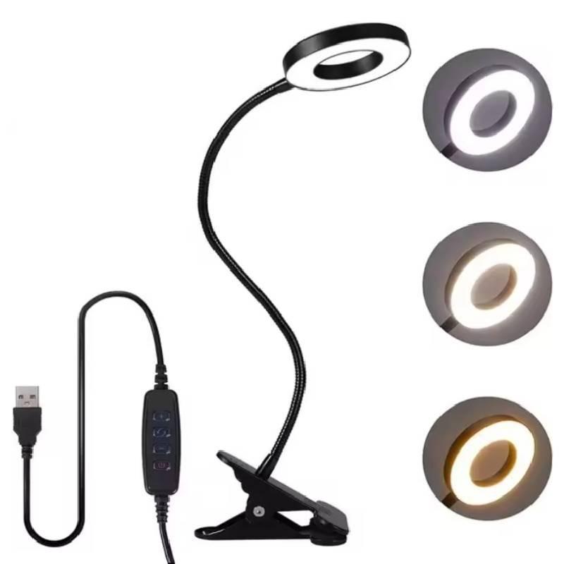 Premium Black Led Desk Lamp With Eye-caring Features For Students And Reading