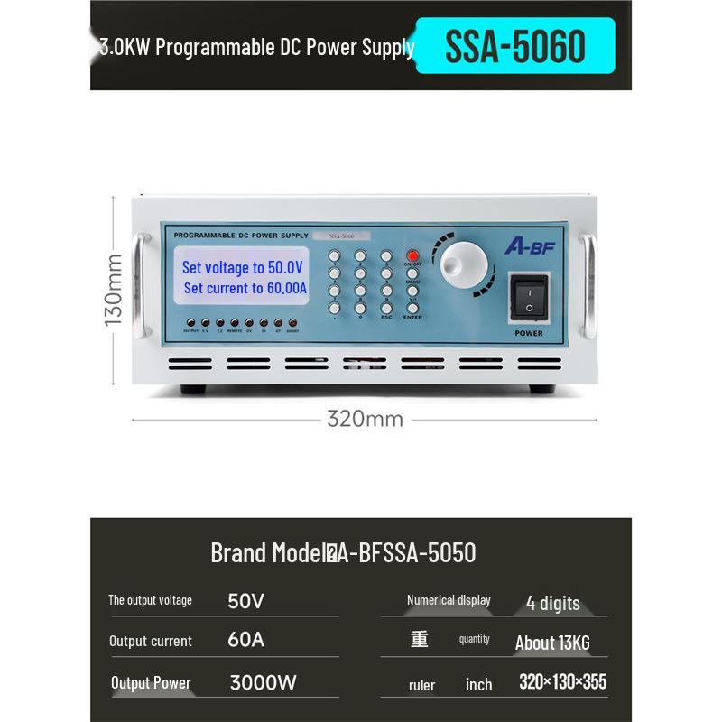 A-BF/Uncommon SSA Programmable DC Power Supply 600W-3000W for Electronics Aging and Maintenance