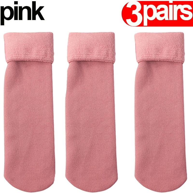 5/3/1Pairs Women Men Winter Socks Warm Thicken Thermal Snow Boots Floor Home Sleeping Socks Soft Velvet Wool Cashmere Sock