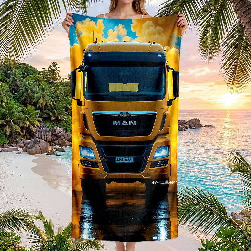 MAN Mode Strandtuch Tragbar Weich Schnelltrocknendes Handtuch Für Schwimmen Camping Urlaub