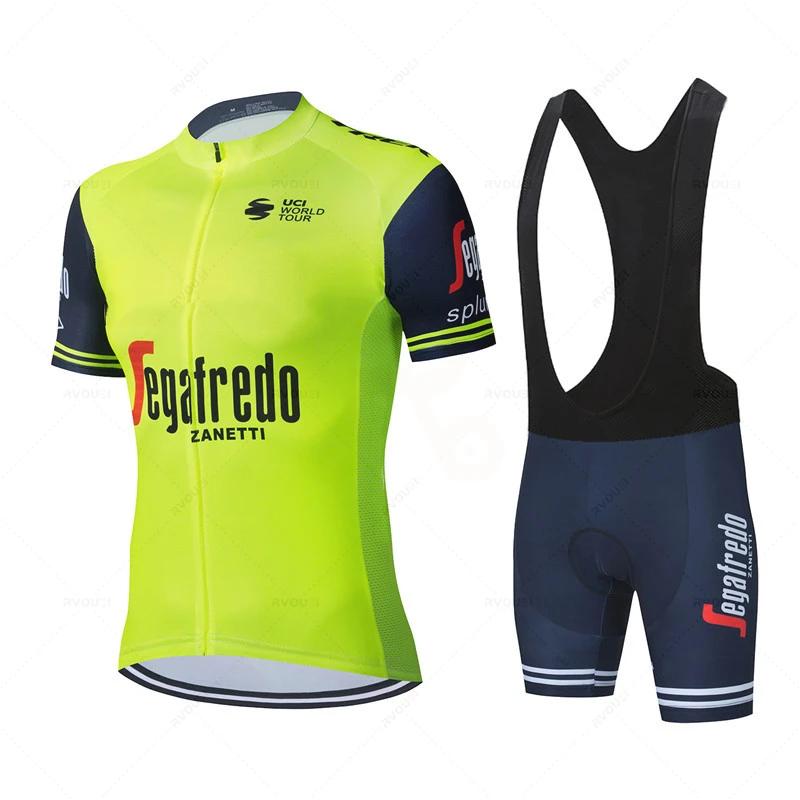 Summer Breathable Cycling Suit Set 2026 Team Cycling Jersey Set Bike Clothing Ropa Ciclismo Bicycle Wear Clothes Mens Short Maillot Culotte