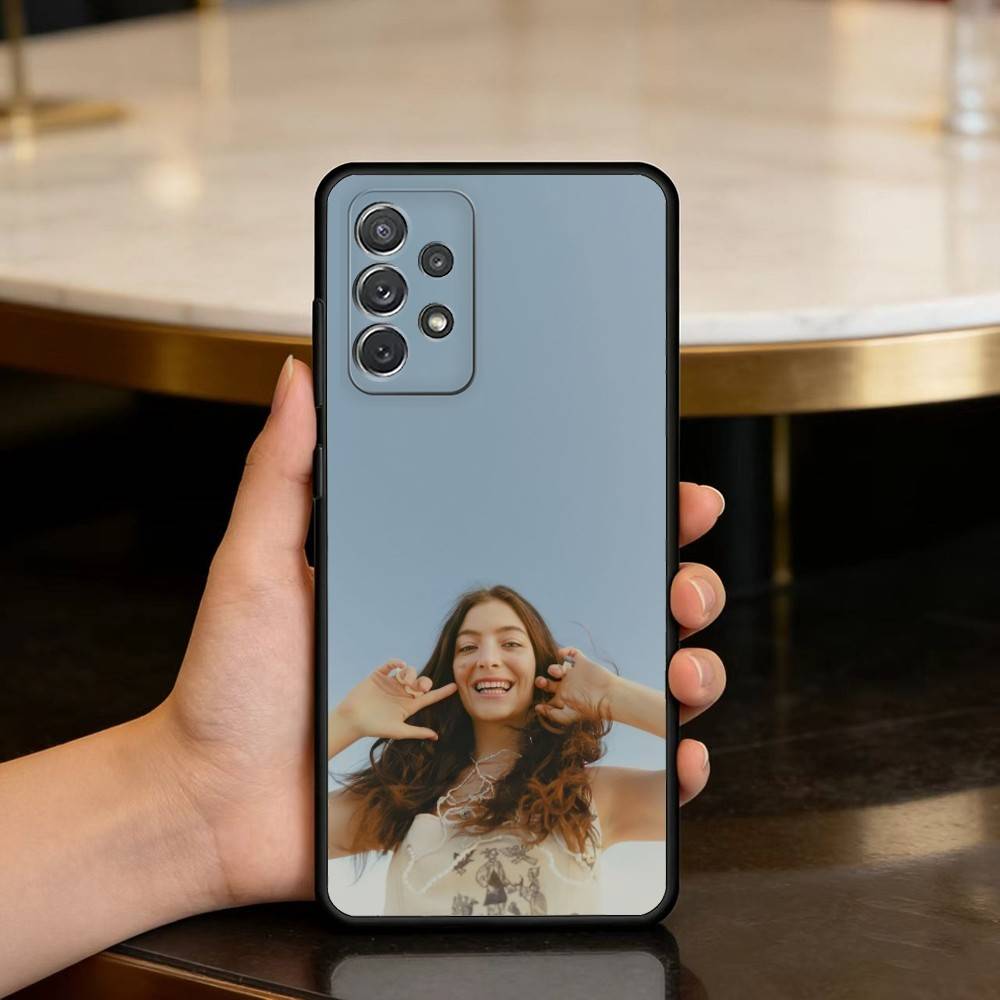 V-Virgin Singer L-Lorde Soft Silicone Black Cover Phone Case For Samsung Galaxy A73,A72,A71,A70,A53,A52,A51