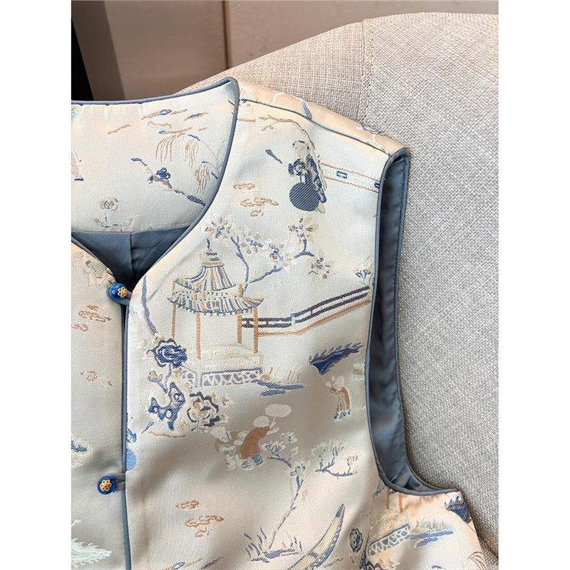 Vest Vest Women's 2025 New Premium Button Vest High-end Top