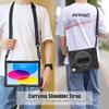 IPad 10th Gen Case 10.9 Inch 9th 10.2 Silicone Shockproof Cover With Stand Shoulder Strap