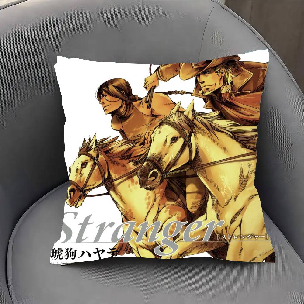 Stranja Sword Of The Stranger Anime Pillow Case Fashion Square Pillowcase Bedroom Sofa Room Ins Decoration Leisure