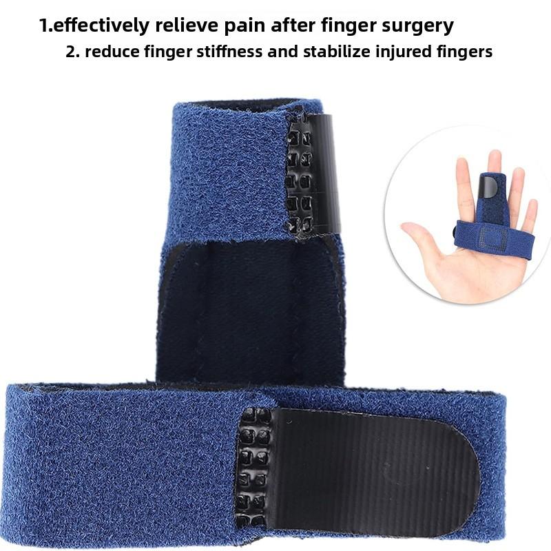 Finger Guard Strap Adjustable Aluminum Plate Finger Guard Support Pressurized Basketball Knuckle Injury Tendon Rupture