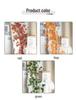 Artificial Maple Leaf Vine with Faux Chicken Claw & Flower Decorations for Water Pipe Wrapping