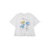 Girls' Antibacterial Cartoon Print Short Sleeve T-Shirt