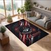 Swansea City FC Printed Crystal Velvet Rug Non‑Slip Crystal Velvet Carpet For Sofa Bedroom Indoor Home Decoration