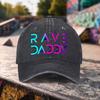 RAVE DADDY Printed Washed Baseball Cap Unisex Duckbill Hat Casual Outdoor Sports Daily Wear
