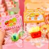 Simulated Fruit Squeeze Toy with Bell Lanyard Stress Anxiety Relief Slow Rising Mini Fruit Pinch Sensory Fidget Toy Party Favors