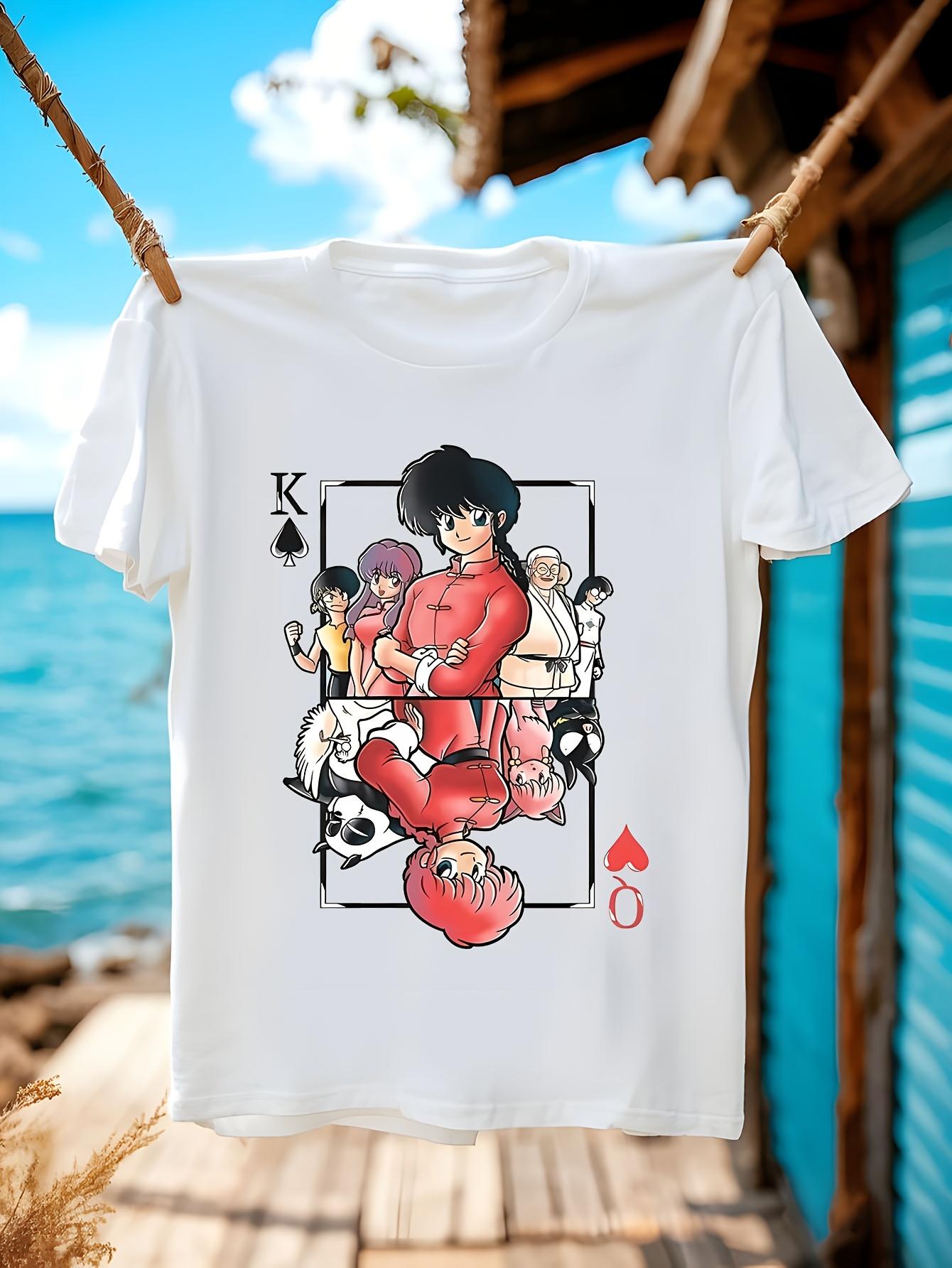 Anime Graphic Tshirt Graphic Tshirt - Black Manga Tee wit... XL