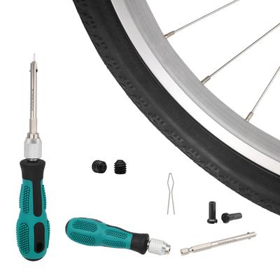 Bike Spoke Nipple Insertion Tool Bicycle Rim Spoke Screwdriver Wheel Ring Spoke Cap Holder Removal Installation Connection Tool