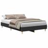 VidaXL Bed Frames Without Mattress Black 135x190 Cm Engineered Wood, Bedroom Furniture, Slatted Base, Double Bed, Bed, 861067