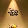 1 PC "The Lord Is My Shepherd,I Shall Not Want" Sign Metal Wall Art - Modern Home Decor for Bedroom, Living Room, or Bathroom.