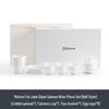 Nanshan Mutton-Fat Jade Glaze Ceramic Tea Set (9-Piece)