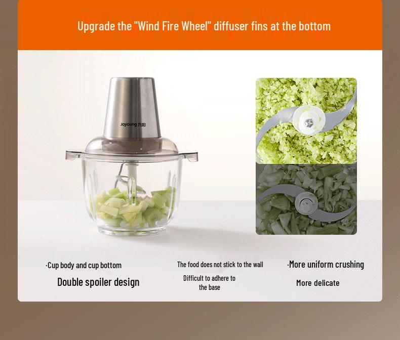 Joyoung S25-LA780 Multi-functional Meat and Vegetable Chopper with Large Capacity
