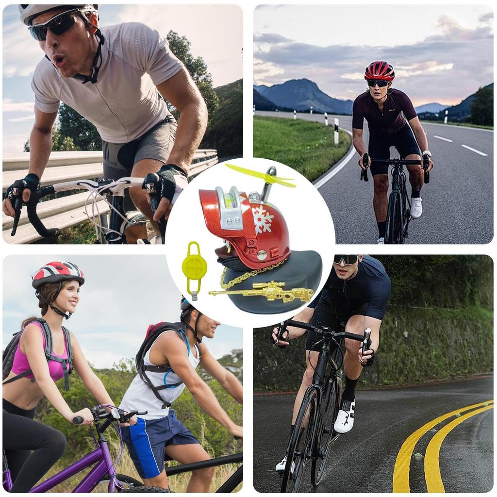 Duck Car Decoration, Duck Car Accessories, Duck Toy Car Decoration, with Propeller Hat, Motorcycle