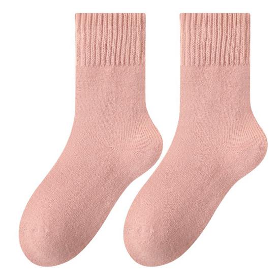 Damen Dicke Warme Socken Herbst Winter Weiche Gemütliche Fleecegefütterte Stiefelsocken Flauschige Kaltwetter Thermosocken